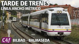 Tarde de trenes en la C4f | Línea ancho métrico (FEVE) Bilbao-Balmaseda