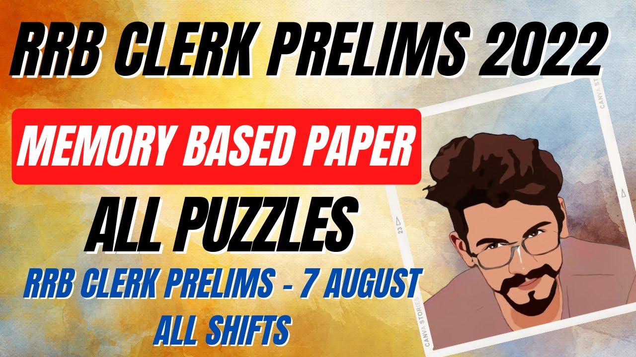 IBPS RRB Clerk Prelims 2022 Memory Based Paper | Reasoning | RRB Clerk ...