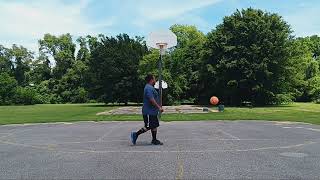 work on my jump shot by wings and lay up.