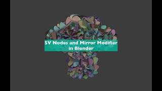 LIVENODING 1444 / SV Nodes and Blender Mirror Modifier LEAF