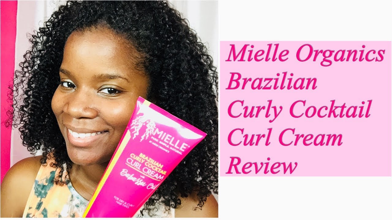 Mielle Organics Brazilian Curly Cocktail Curl Cream Review - YouTube