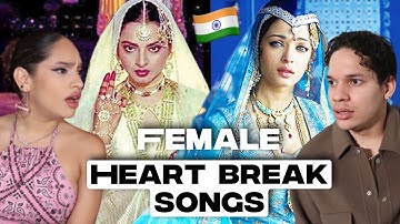 Girls suffer different in India...💔  Waleska & Efra react Women in Heartbreak Songs