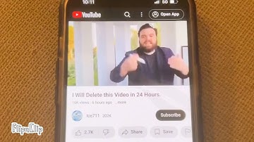 I Will Delete this Video in 24 Hours. (REUPLOAD)