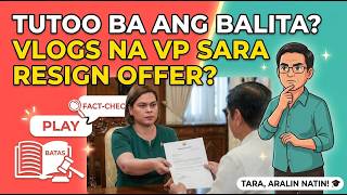 OFFER TO RESIGN NI VP SARA ISA BANG FAKE NEWS LANG #attybuenoexplains