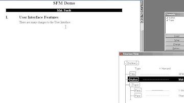 Structured FrameMaker Demo Video