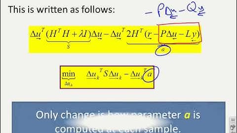 Constrained Predictive Control 5_6 - constraint handling in DMC