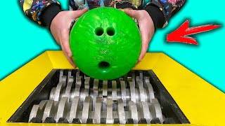 EXPERIMENT SHREDDER vs BOWLING BALL