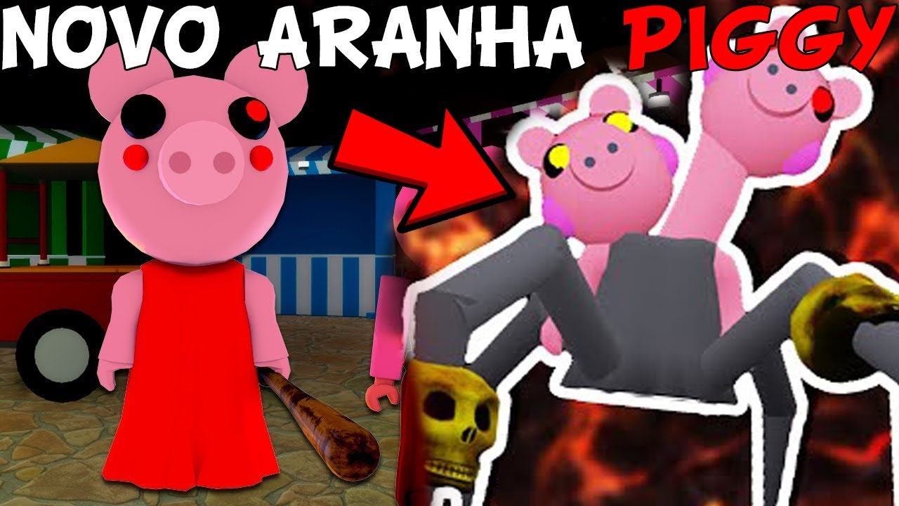 NOVO MONSTRO ARANHA PIGGY NO ROBLOX!! - INCRIVEL!! - Roblox Piggy Custom  Characters 