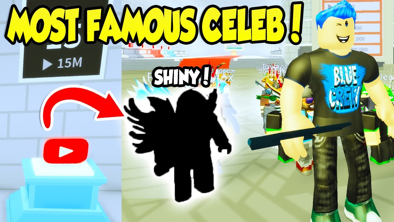 I Got The Most Famous Celebrity In The Fame Simulator Update Roblox - what is the most visited game on roblox