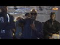 Arrivée de Petit Mbaye, Siteu, Gris, Beuz au face-à-face du gala du 2 mai, au Dojo de Paris