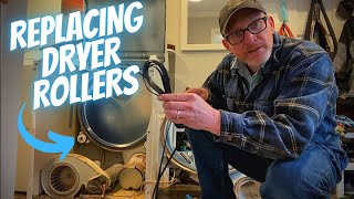 Replacing Worn Maytag Dryer Rollers | Fixing a Noisy Dryer
