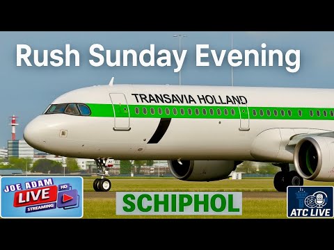 🔴 LIVE: Crosswind Takeoffs at Schiphol – Sunday Departures + ATC (July 27, 2025