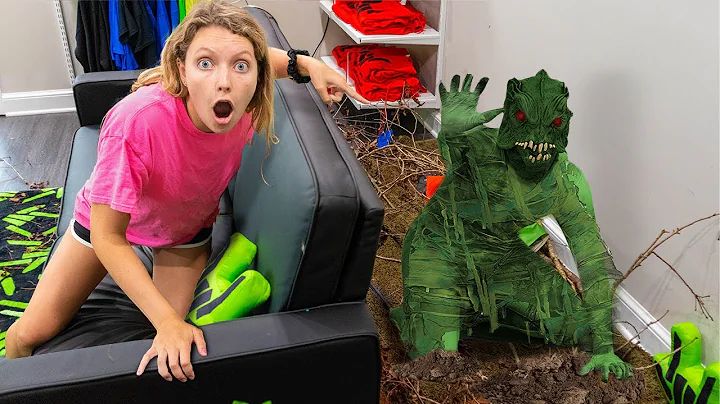 Pond Monster Caught Building Nest in Sharer Fam House!!! (How to get it out?)