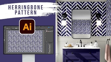 How to Make Cool Herringbone Patterns in Illustrator!