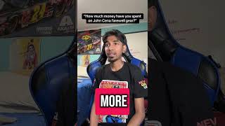 How much money have I spent on John Cena farewell tour gear? #wwe
