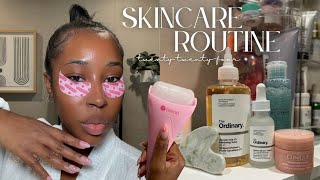 2024 SKINCARE ROUTINE | new skincare products + ice roller + gua sha