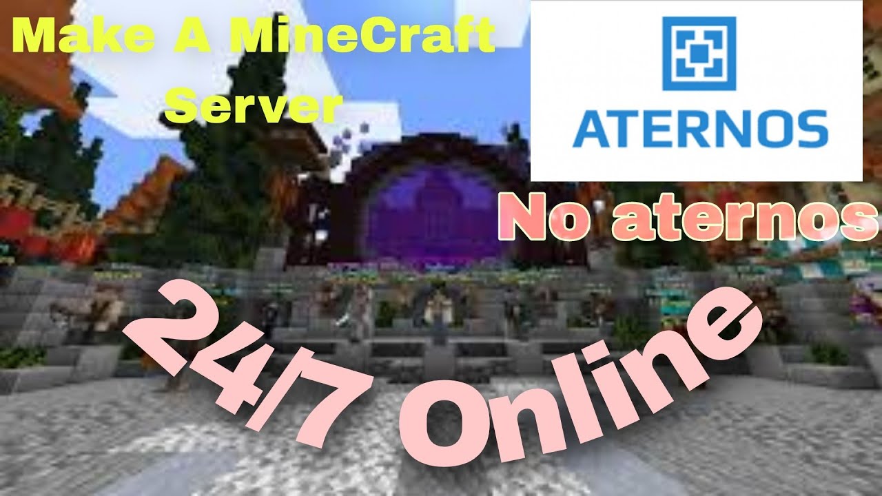 How to Make A Free Minecraft Server 24/7 No aternos - YouTube