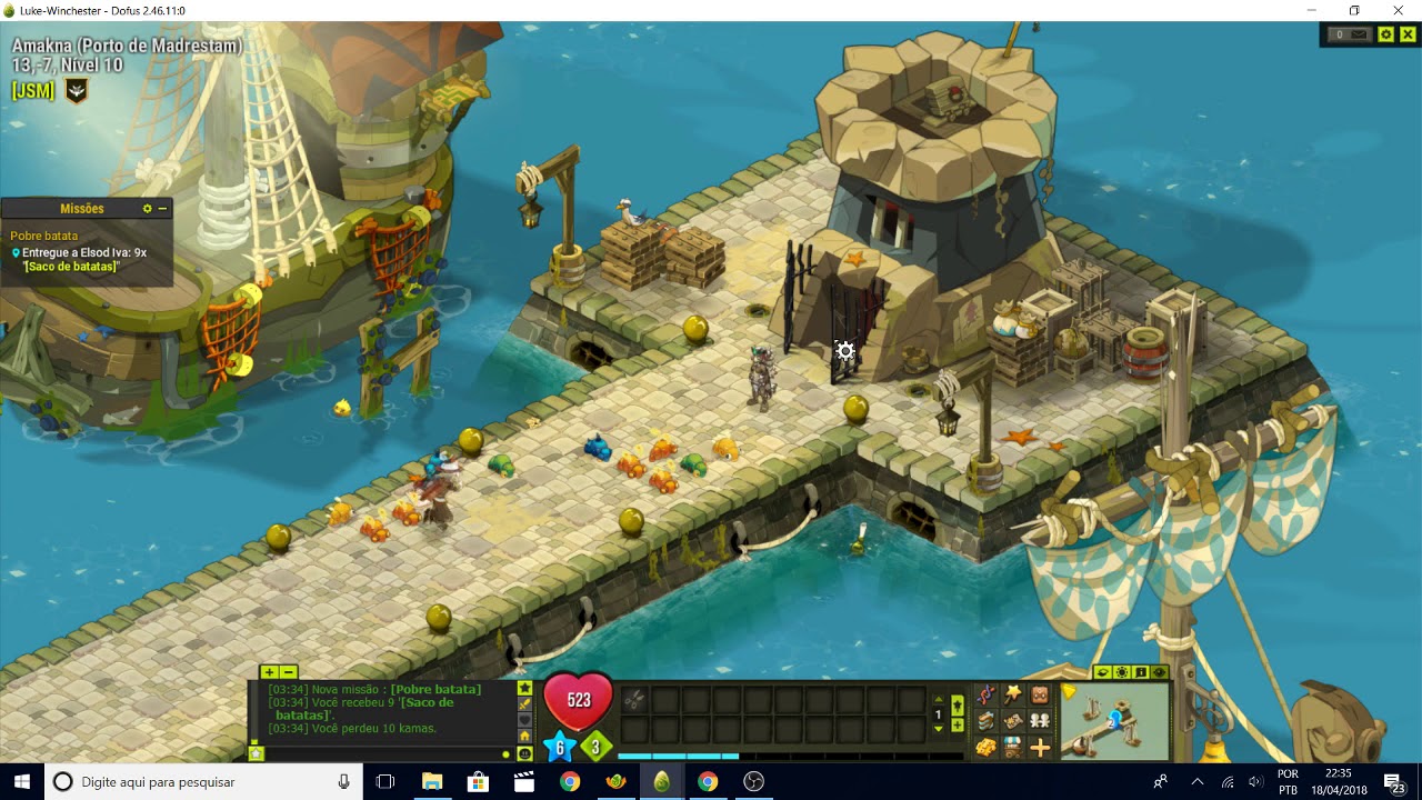 DOFUS CASTELO DE AMAKMA / MISSÃO #1 POBRE BATATA / SUCESSO #1 VALE DO CASTELO