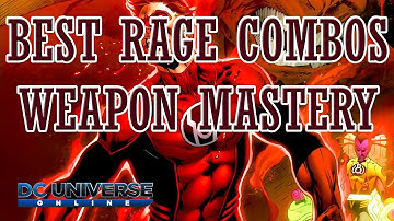 DCUO - Best Weapon Mastery Combo for RAGE Ranged DPS