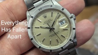 Rolex 3135 Inspection – Fallen Second Hand, Loose Screws & a Collapsing Automatic Module #horology 