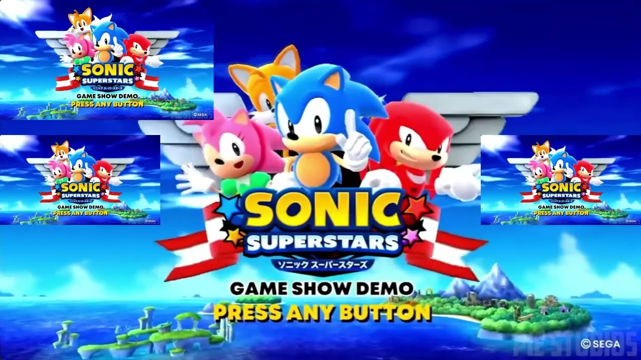 (RQ) Title Screen - Sonic Superstars has a Sparta Gamma Remix