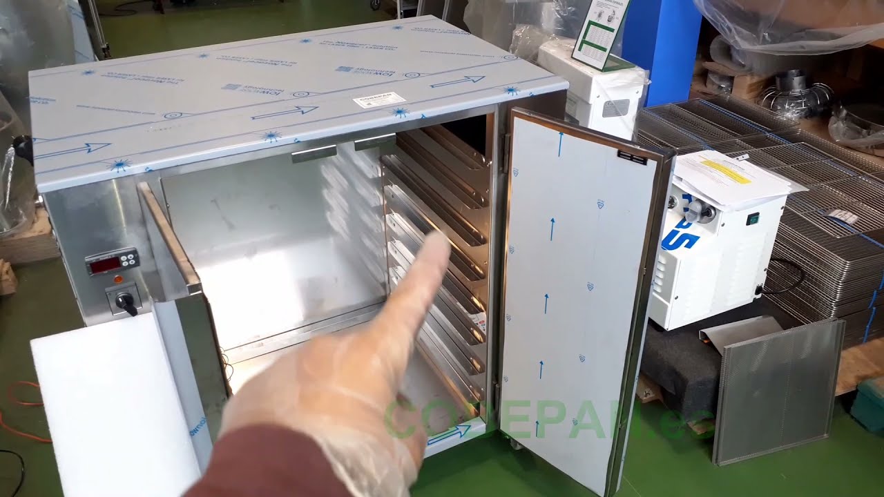 DESMONTAMOS Fermentadora 8 bandejas calor seco mod Mesa Bajo Horno.