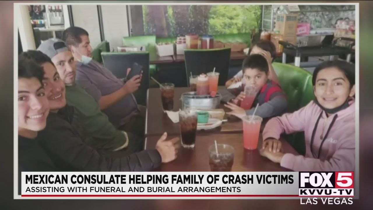 Mexican consulate of Las Vegas helping family of crash victims