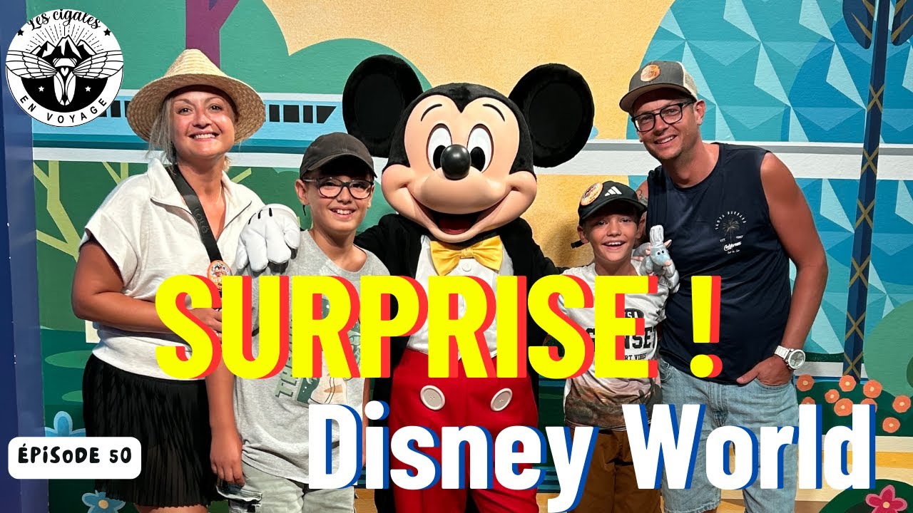 50. 🎉✨ SURPRISE MAGIQUE : ON VA À DISNEY WORLD !!! ✨🎉