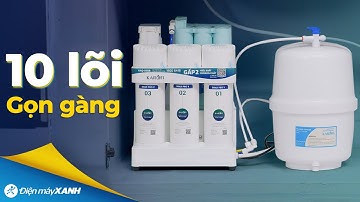 Chiếc MÁY LỌC NƯỚC nhỏ gọn, có 10 lõi lọc đến từ nhà Karofi