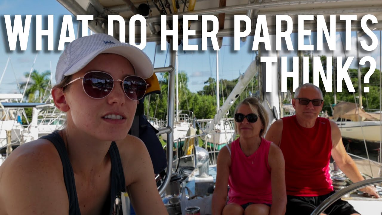 What do her parents think about sailing around the world? | AHOD 14 #boatlife #boatrestoration