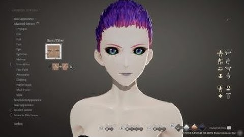 Code Vein Trial Female Character Creation - PS4 Part 01