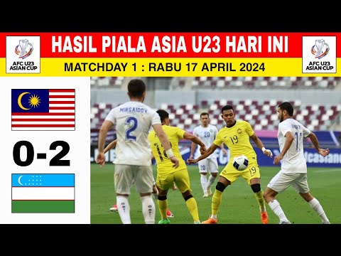 Malaysia vs Uzbekistan Hari Ini | Hasil Piala Asia U23 Hari Ini | Klasemen Piala Asia U23 2024