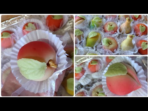 الفاكية Les Fruitsوصفة بكل الاسرارها وسر نجاحها للمبتدئين La Pâte D Amandeحلويات جزائرية تقليدية