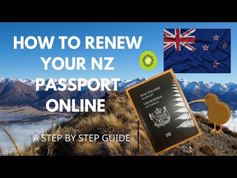 Продление паспорта Новой Зеландии онлайн - ваше пошаговое руководство