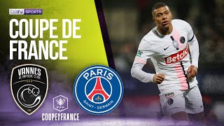 Vannes vs PSG | COUPE DE FRANCE HIGHLIGHTS | 01/02/2022 | beIN SPORTS USA
