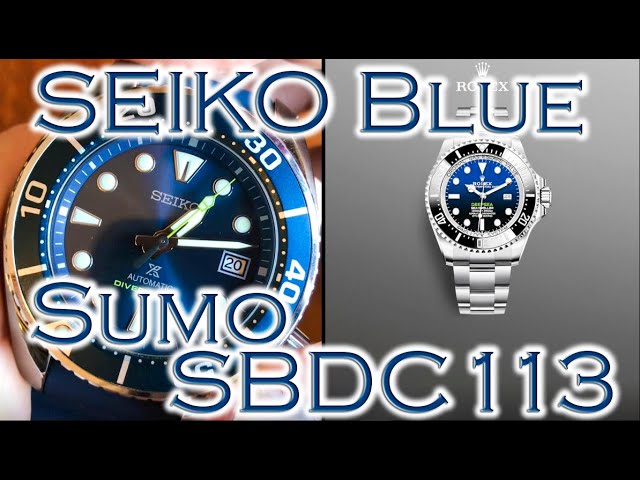 Seiko's Answer to the Rolex James Cameron? The Sumo Limited Edition SBDC113  - YouTube