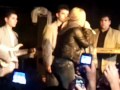 Karina enojada con el publico de comodoro rivadavia