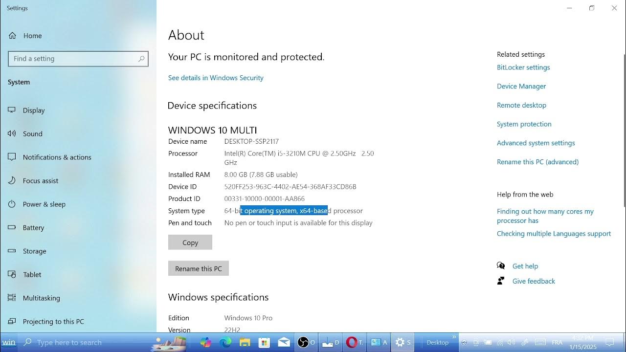 How to check windows version in pc/laptop || How To Check Your Windows ...