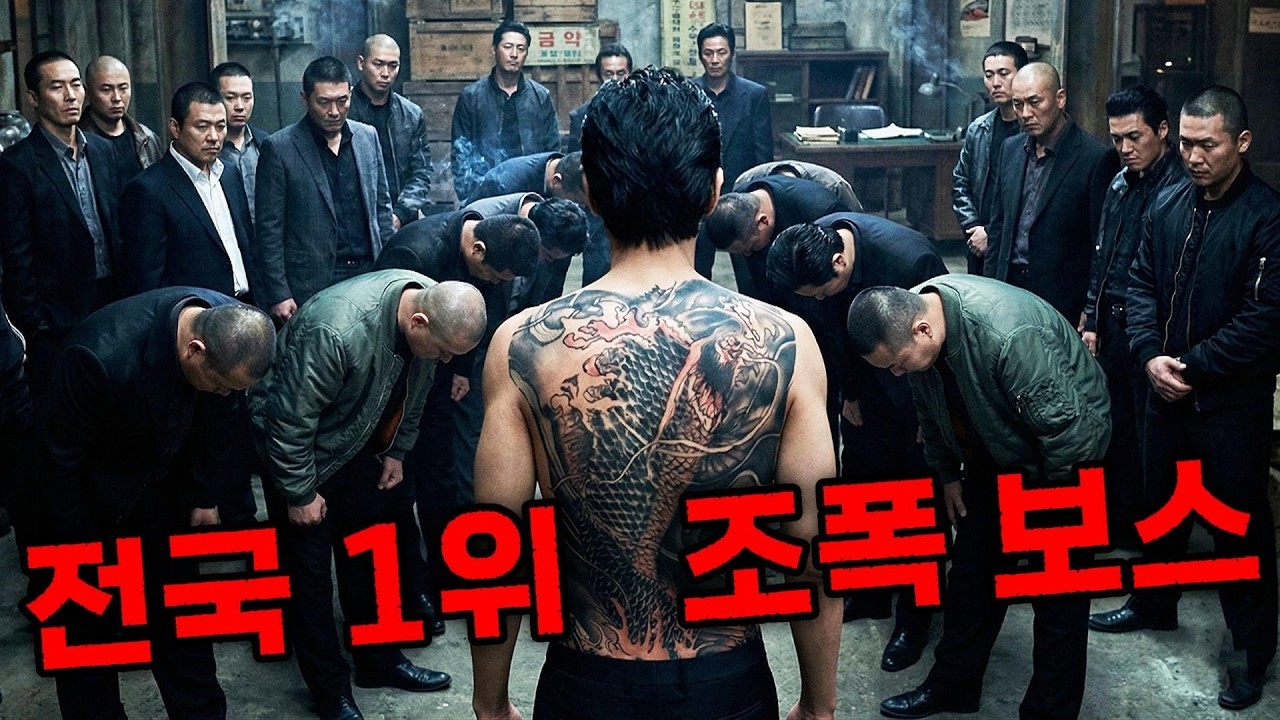 혼자서 전국구 조폭들을 5초 만에 다 쓸어버리는 남자💥간지 느와르💥(1시간 순삭보장)