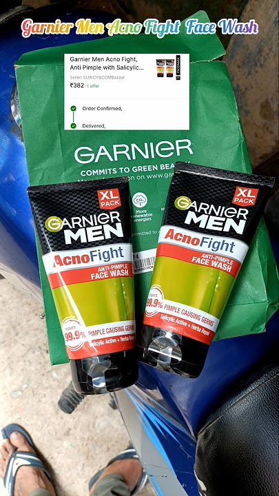 Garnier Men Acno Fight Face Wash 🤩😍 #facewash #shorts
