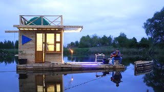 GIANT HOUSE ON THE WATER  Building a house on the water  Floating house