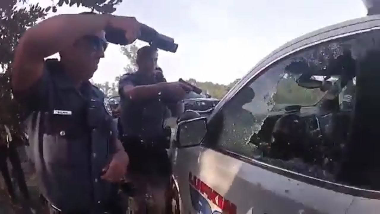Suspect Steals Police Car, Crashes During Pursuit - YouTube