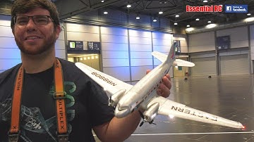 AMAZING Micro XS radio controlled (RC) Douglas DC-3 "DAKOTA" AIRLINER