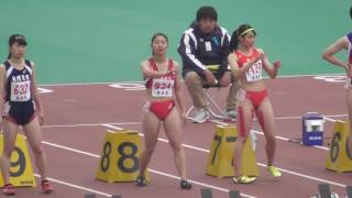 女子100m決勝A組_第70回札幌支部高校陸上20170524