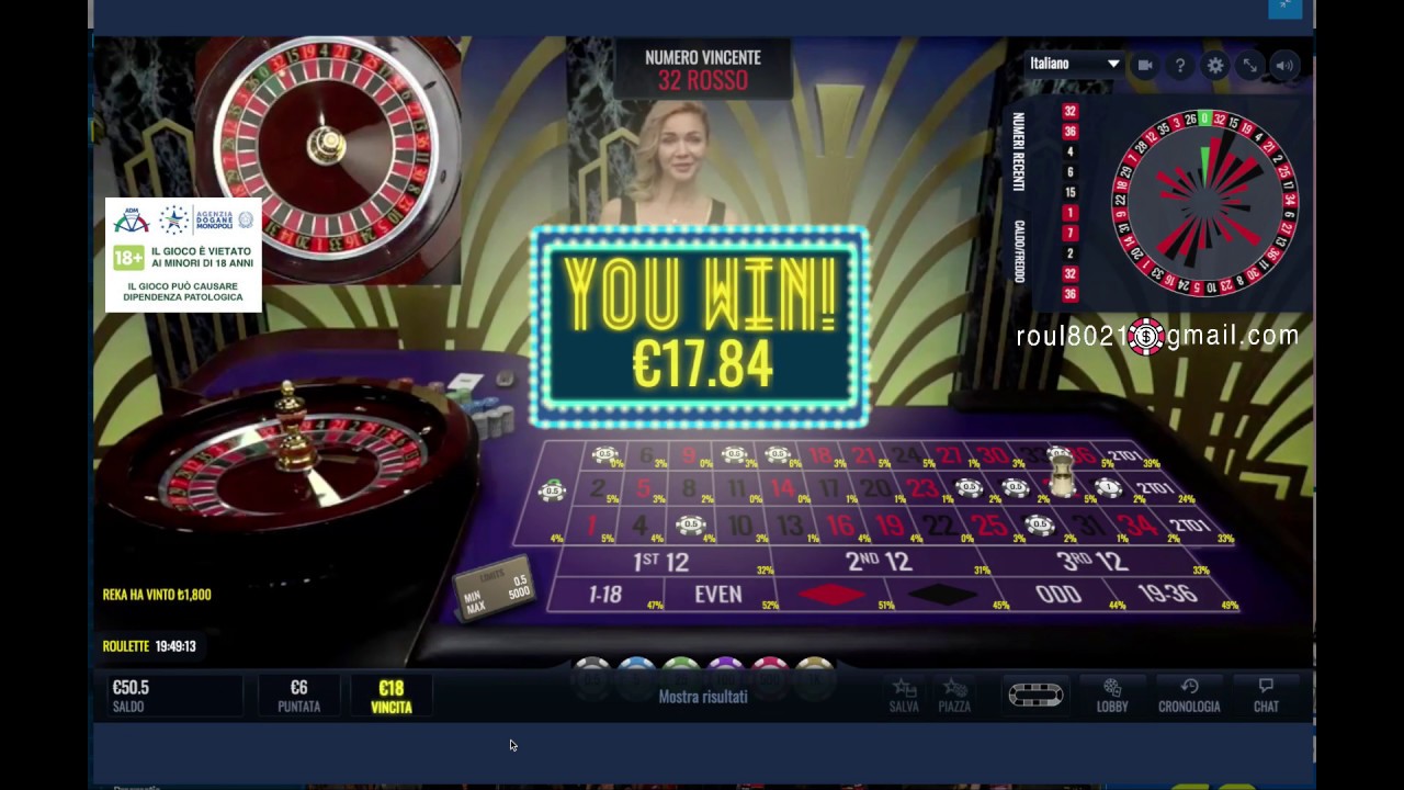 Strategia Roulette +50€ Lacky Streak Roulette (Metodo+50) YouTube