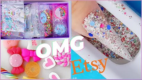 Unboxing and Testing MYSTERY Nail Art Boxes from Etsy