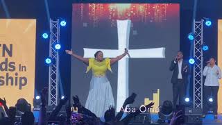 Piesie Esther performs at 2023 MTN Stands in Worship -  mente aseɛ, mo , wayɛ me yie, ziba bɛko