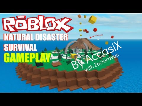 Natural Disaster Survival Gameplay On Roblox Accasix Youtube - natural disaster survival gameplay on roblox accasix