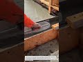 Satisfying Concrete Edge Finishing! Clean Formwork Smoothing Technique.