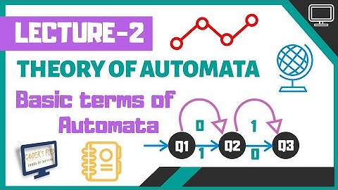 Lecture-2 Theory of automata and formal languages|Basic Terms of Automata | aktu uptu lectures sem-4